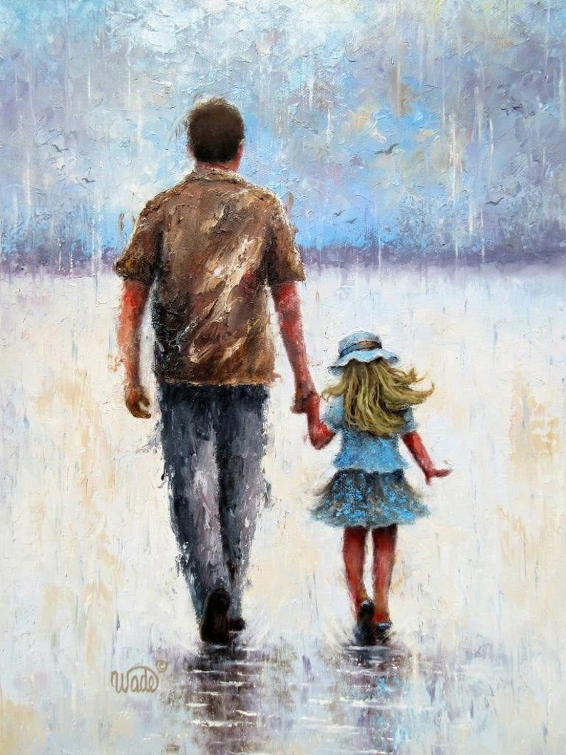 Картина отец и дочь