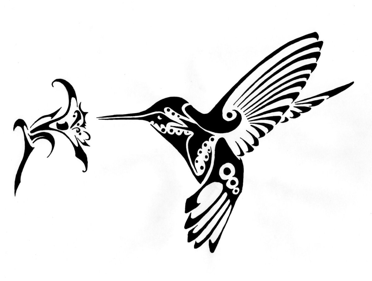 Стилизованное изображение птиц