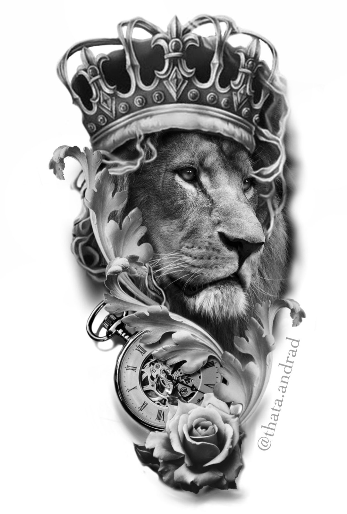 Значения татуировок лев корона