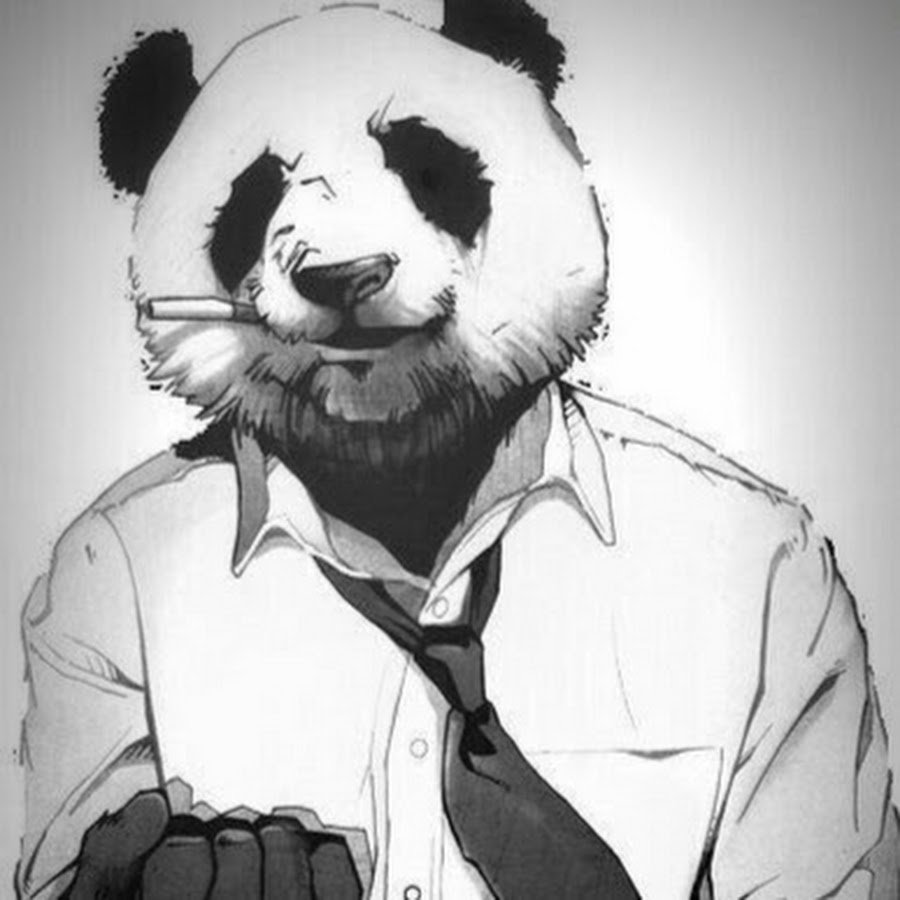 Панда с сигарой