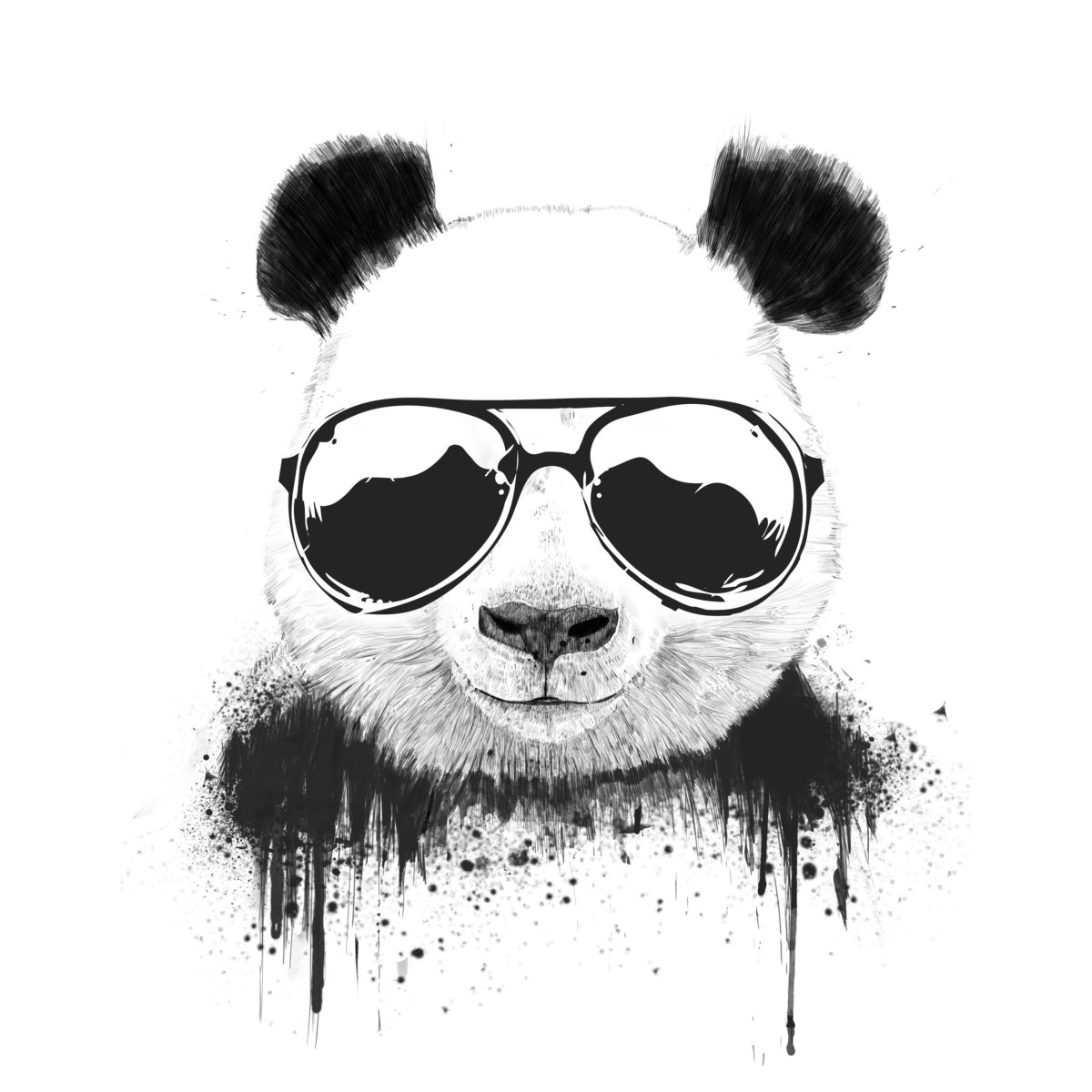 Панда рисунок эскиз