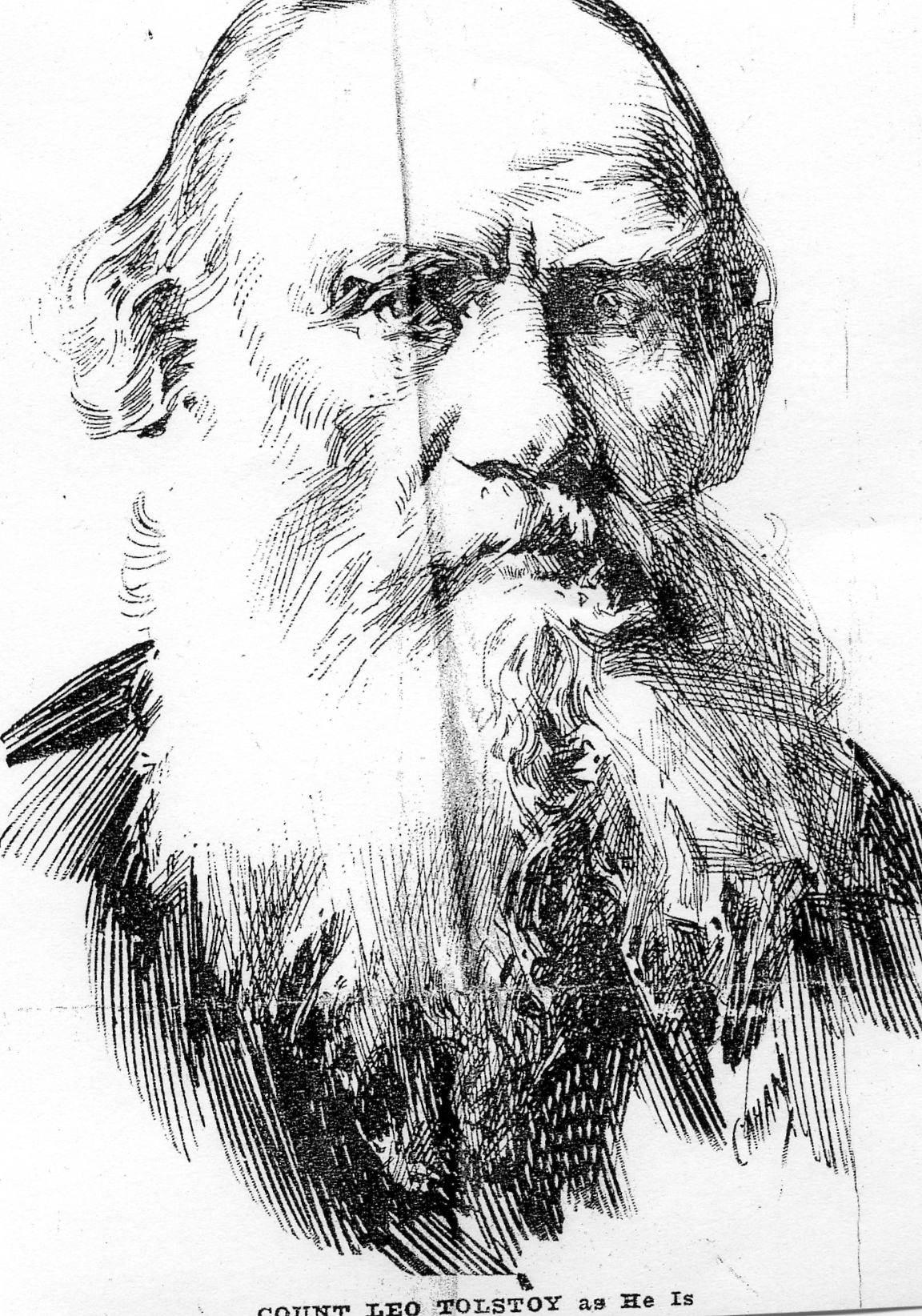 Портрет Толстого Льва Николаевича