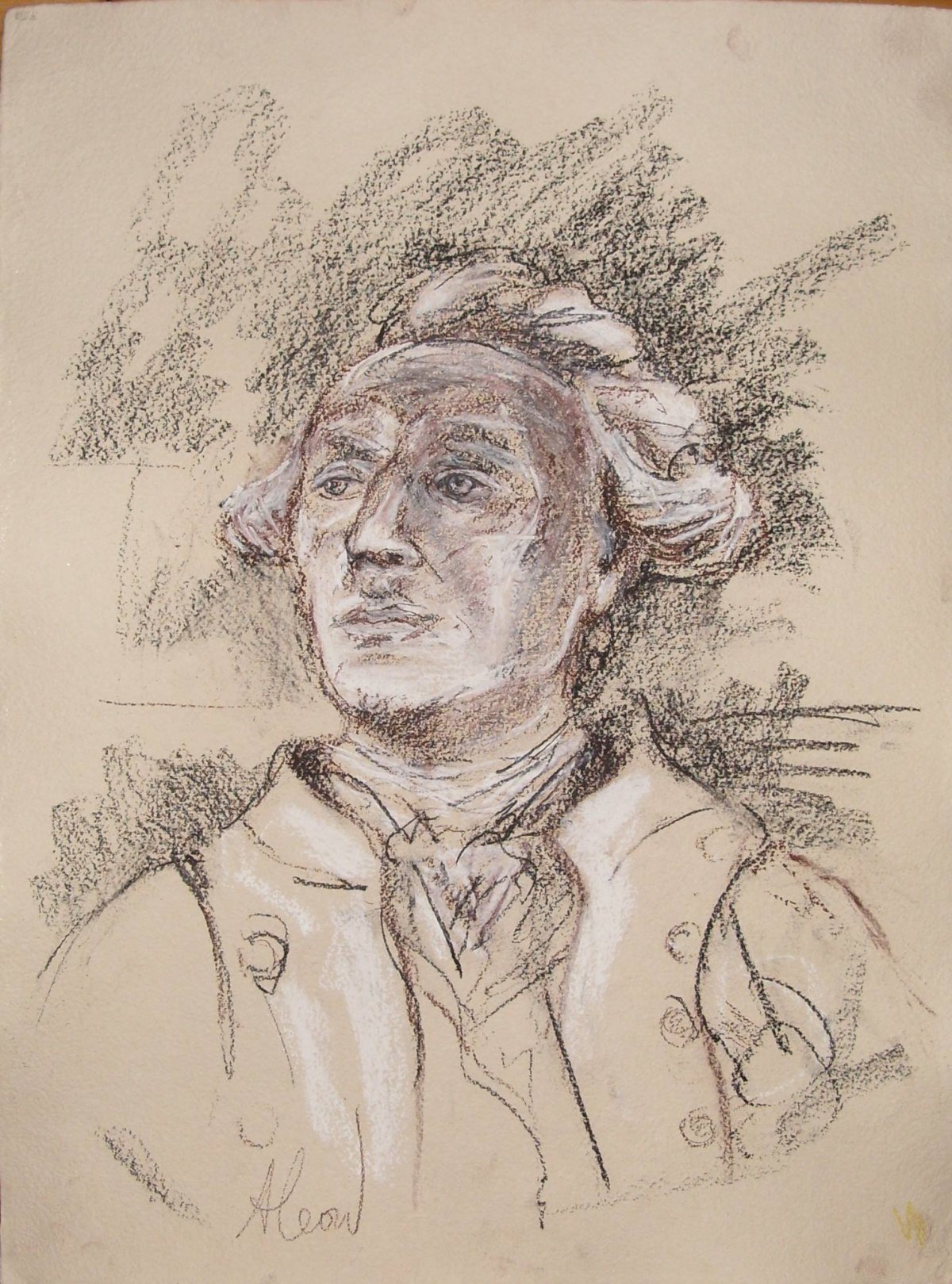 Портрет Суворова рисунок