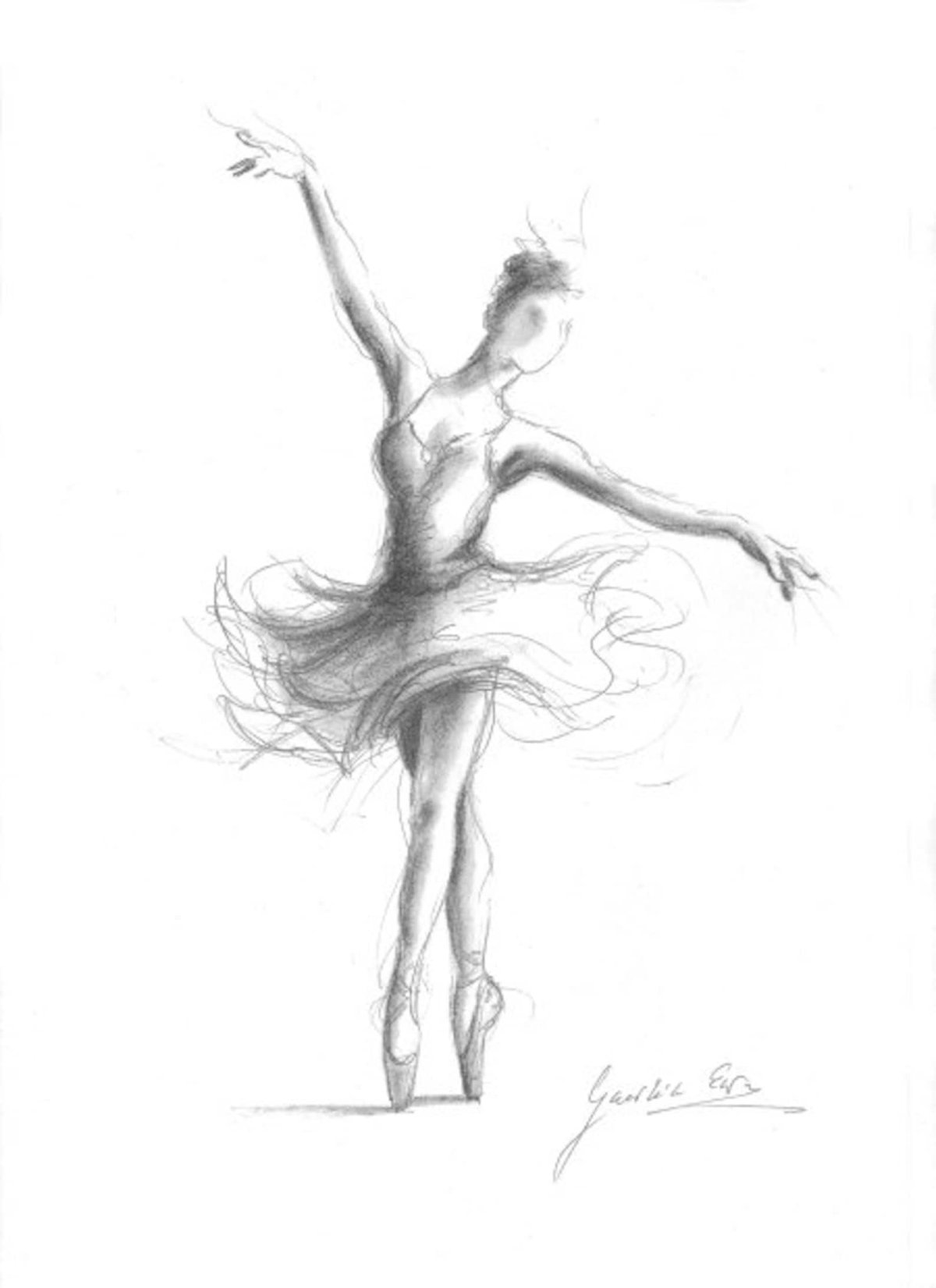 Танцовщица эскиз