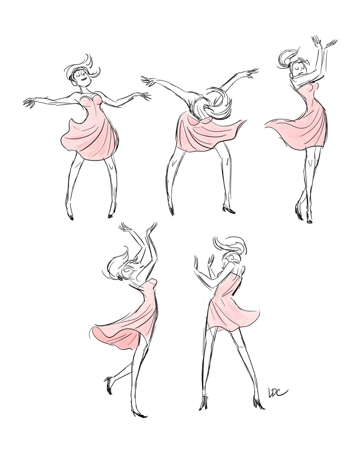 Танцы поэтапно картинки