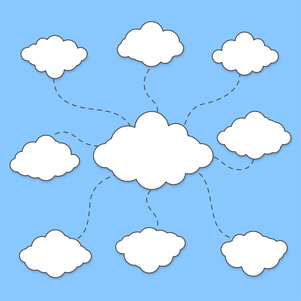 Облачная диаграмма