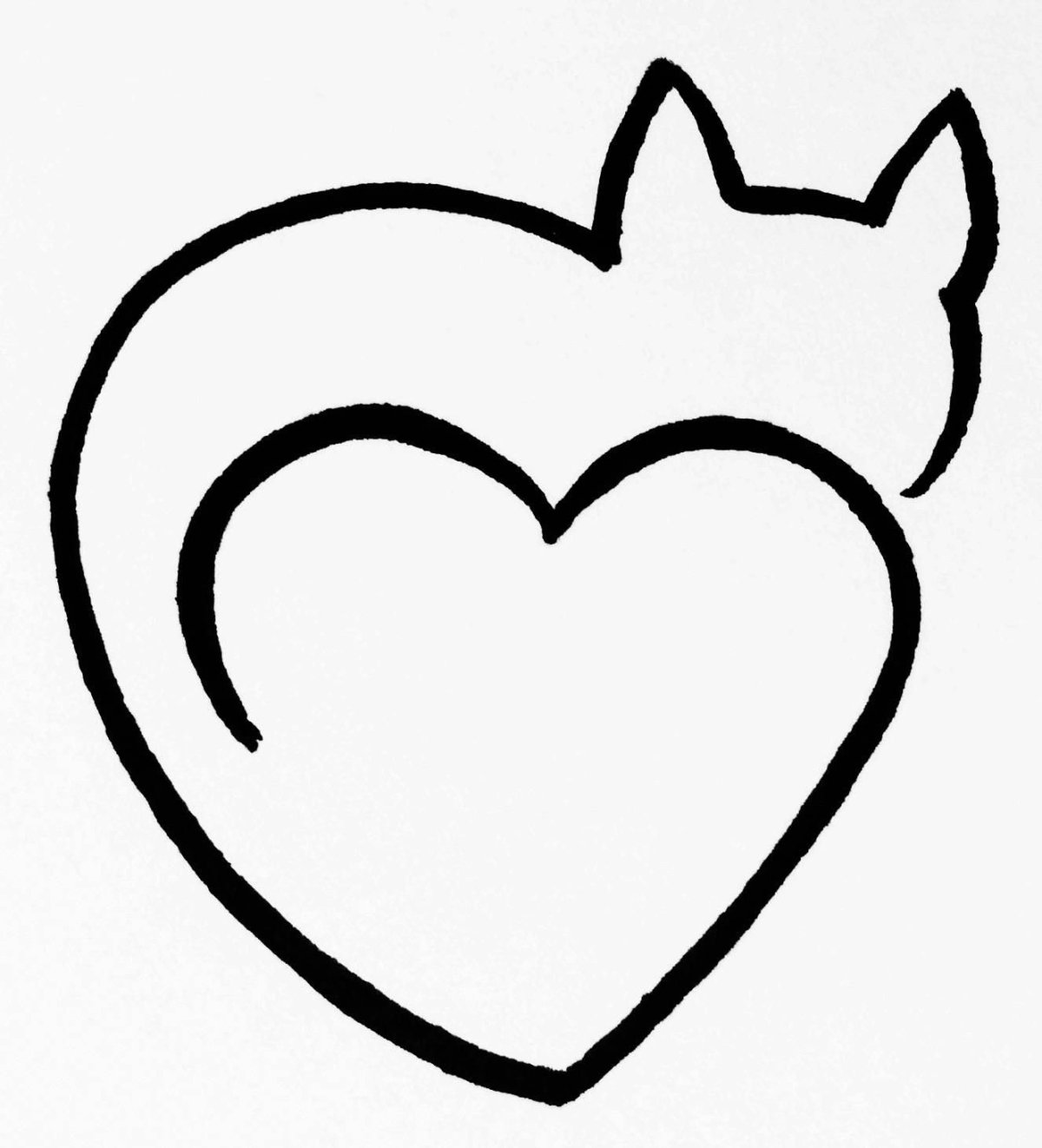 Сердечко рисунок карандашом для срисовки