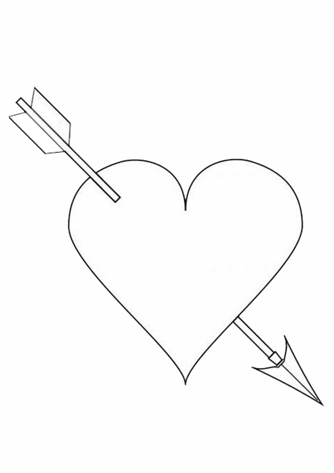 Сердце рисунок карандашом