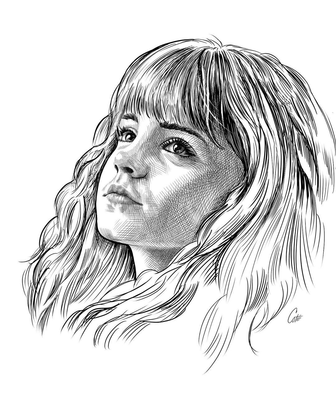 Hermione Granger Sketch