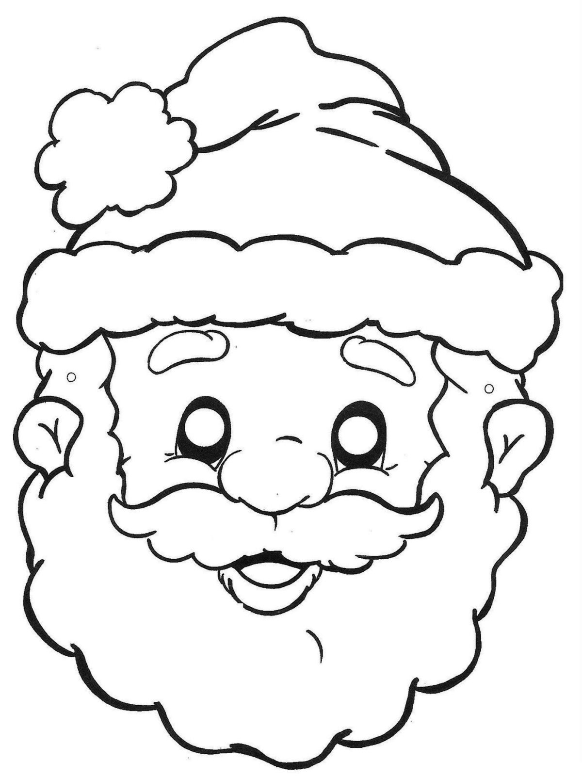 Голова Деда Мороза
