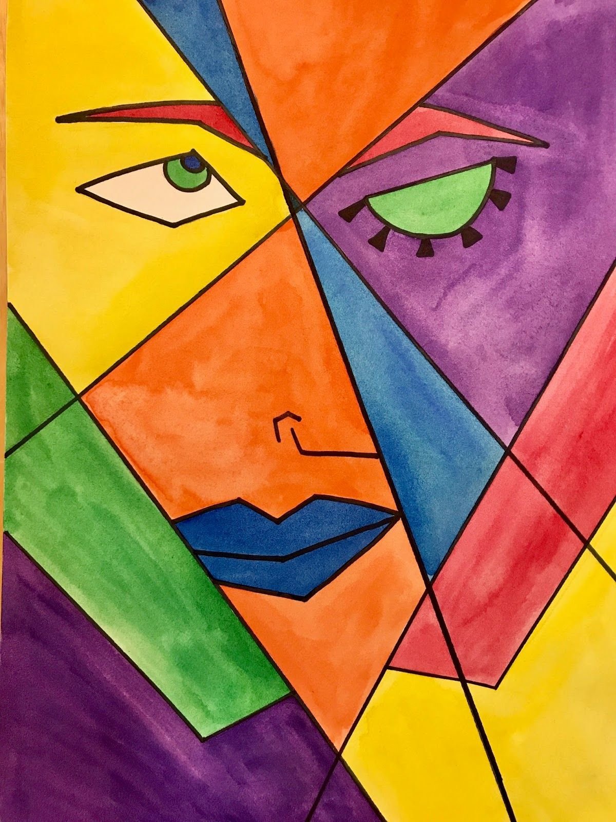 Кубизм картины для детей Пикассо