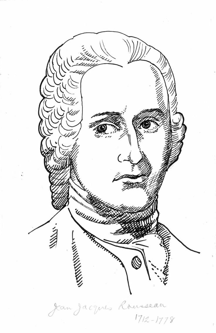 Портрет Жан-Жак Руссо (1712 – 1778)