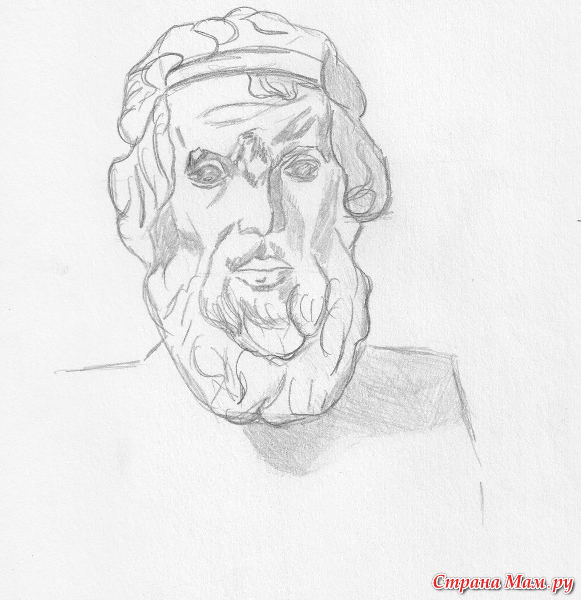 Портрет древнего мыслителя Архимеда