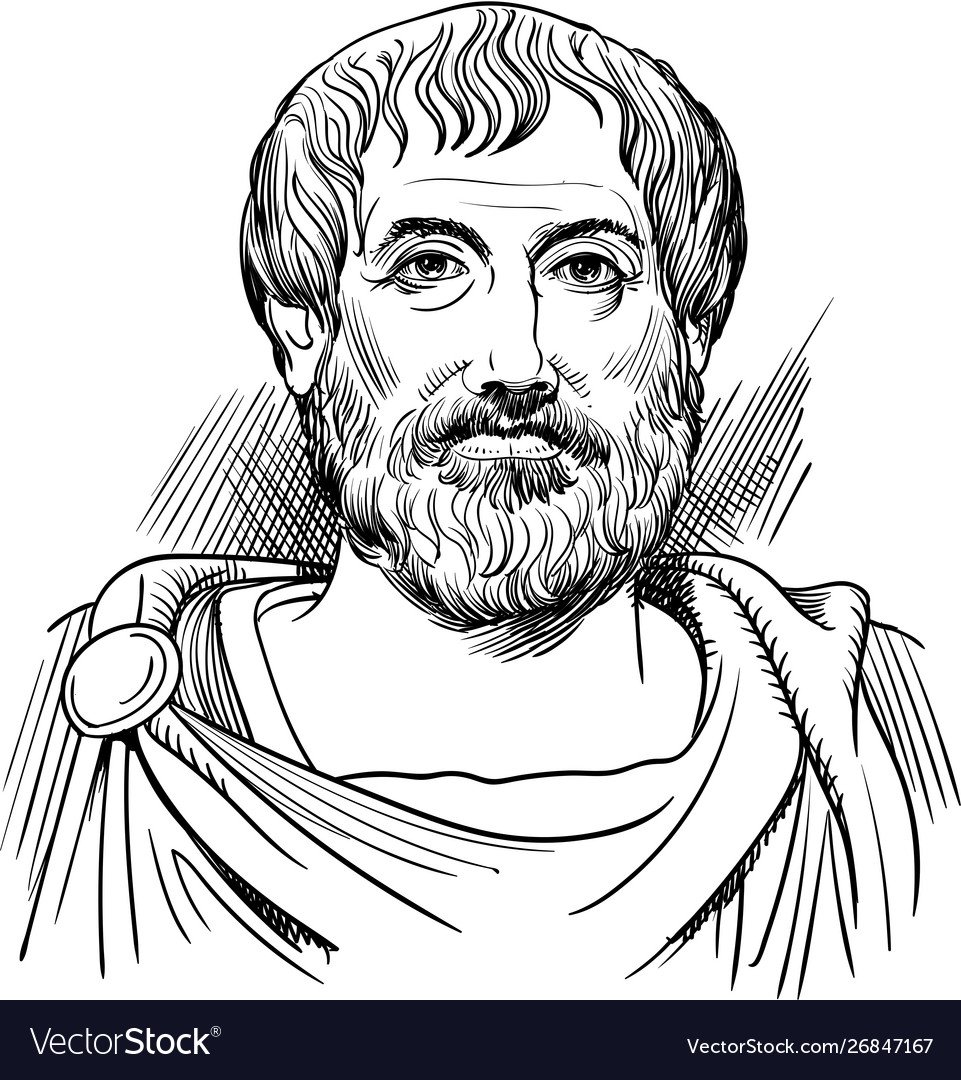 Аристотель портрет чб