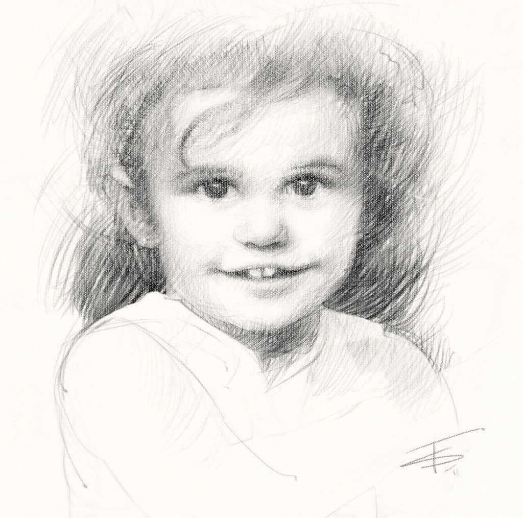 Портрет Киркорова карандашом