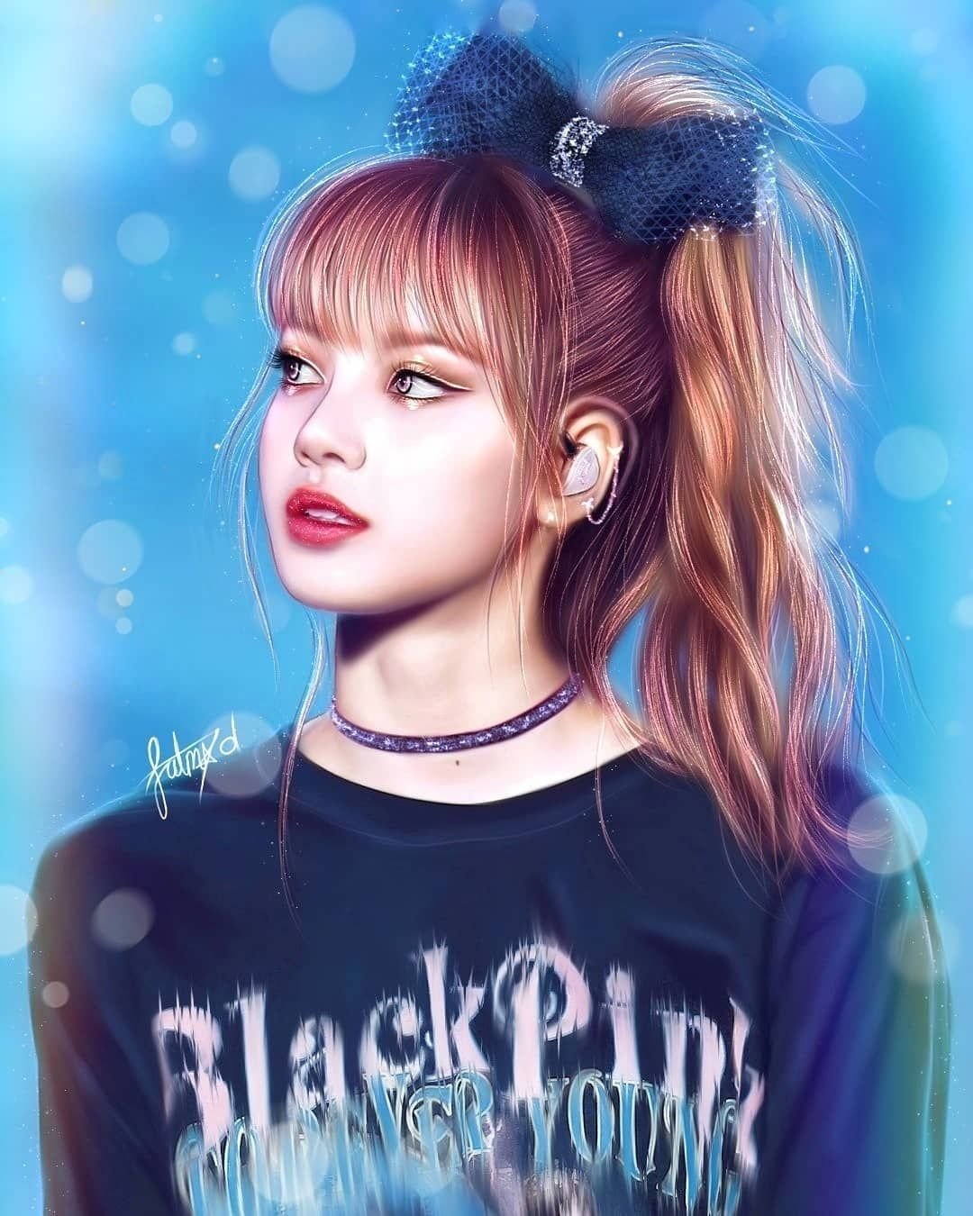 Lisa black pink рисунки