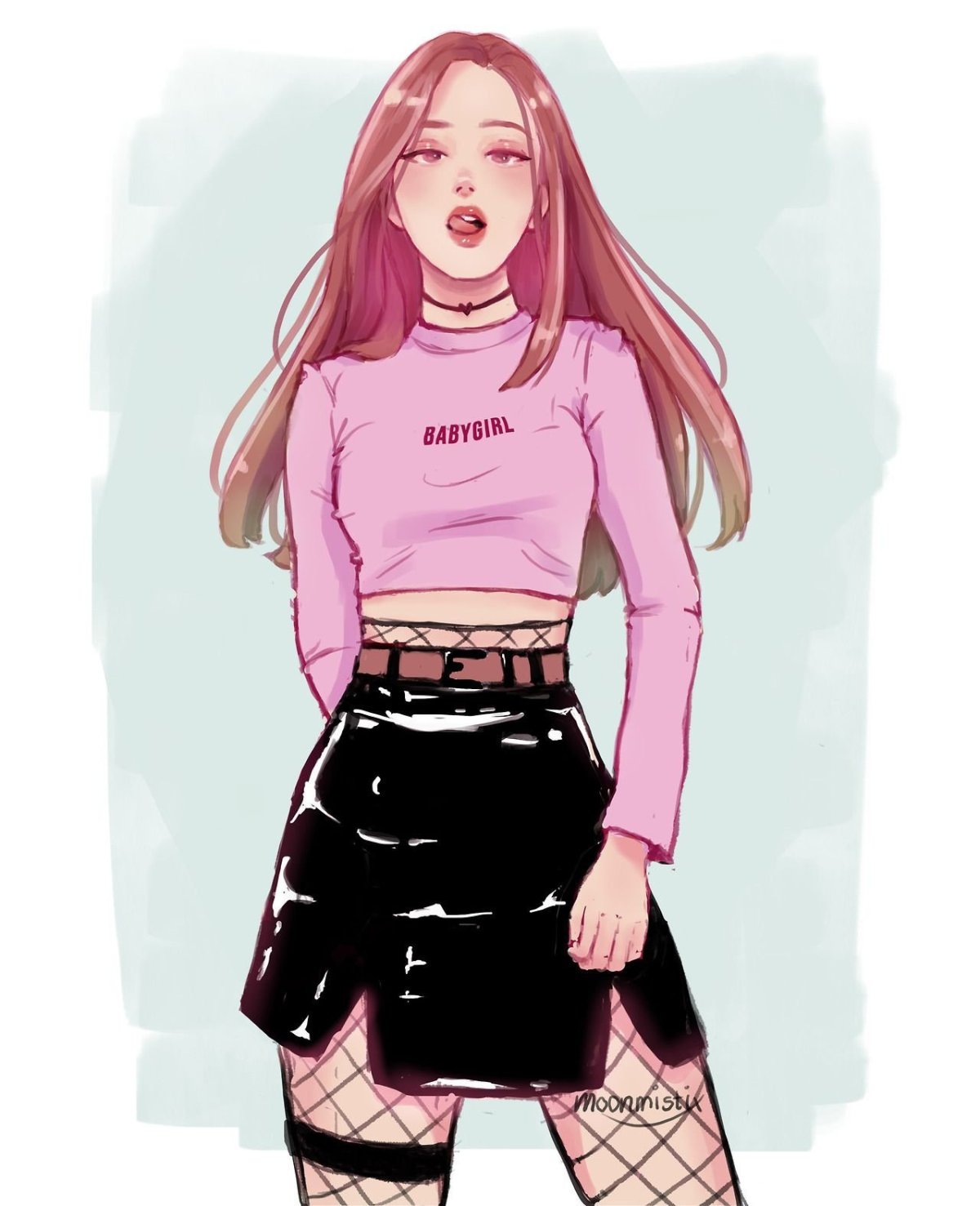 Black pink ластик рисунок