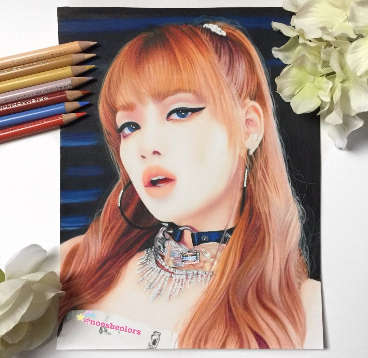 Blackpink лиса рисунки