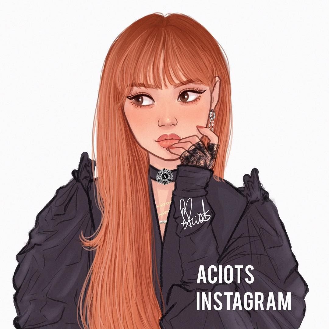 Lisa blackpink рисунок