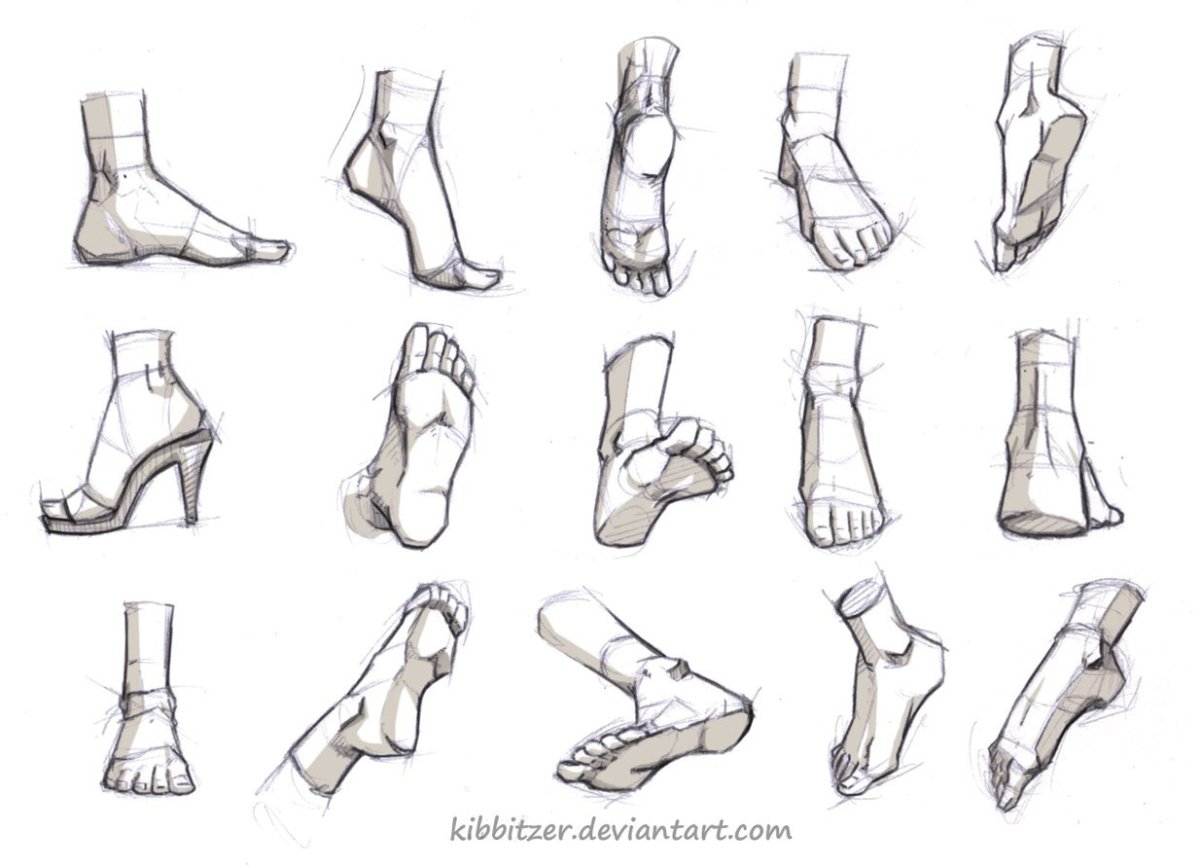 Ноги в разных ракурсах