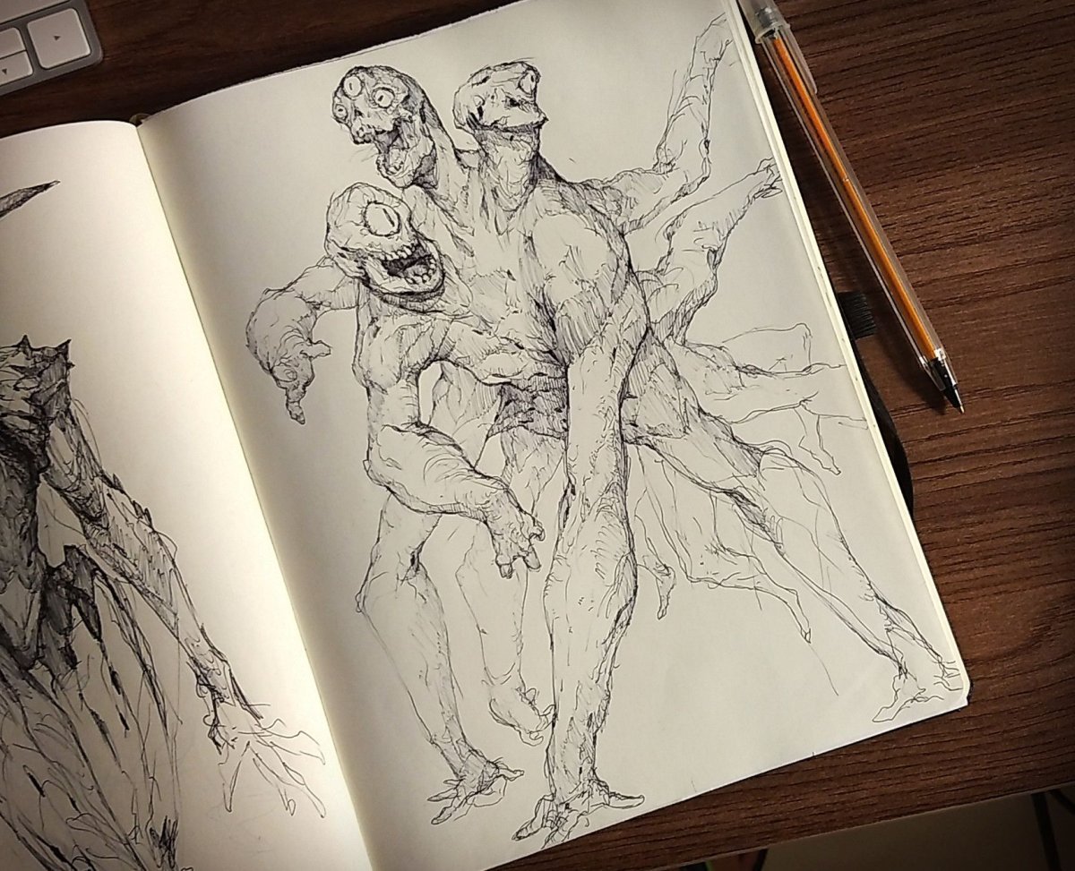 Sketchbook рисуем фантастических существ