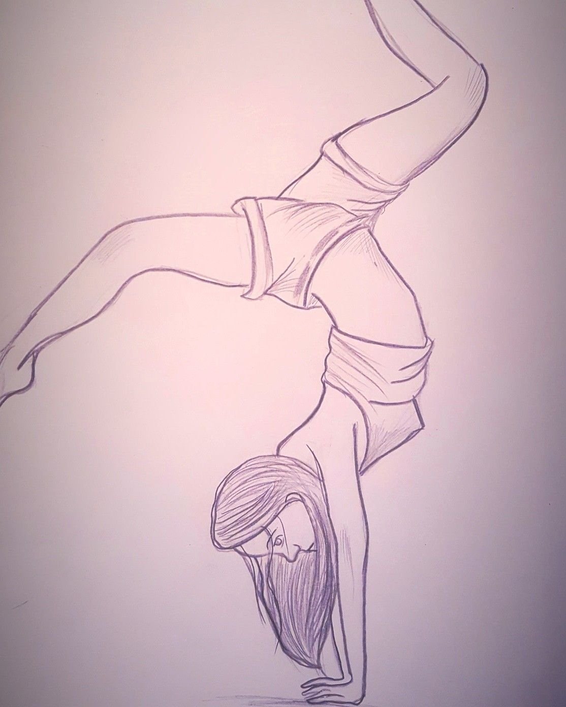 Рисунки гимнасток для срисовки