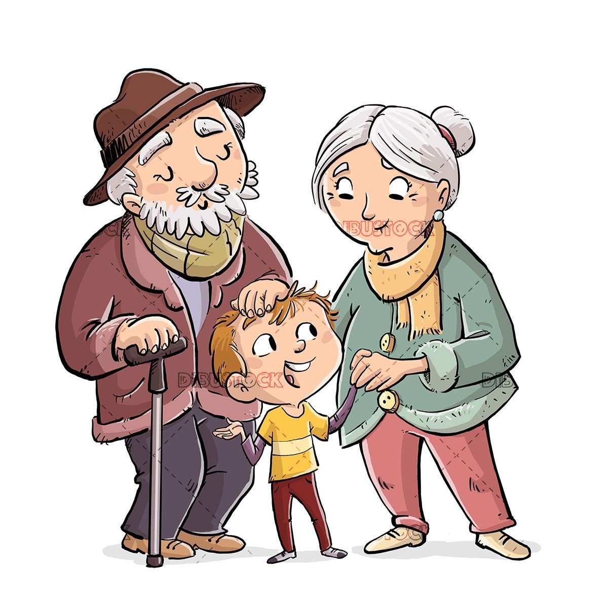 Бабушка и дедушка картинки для детей