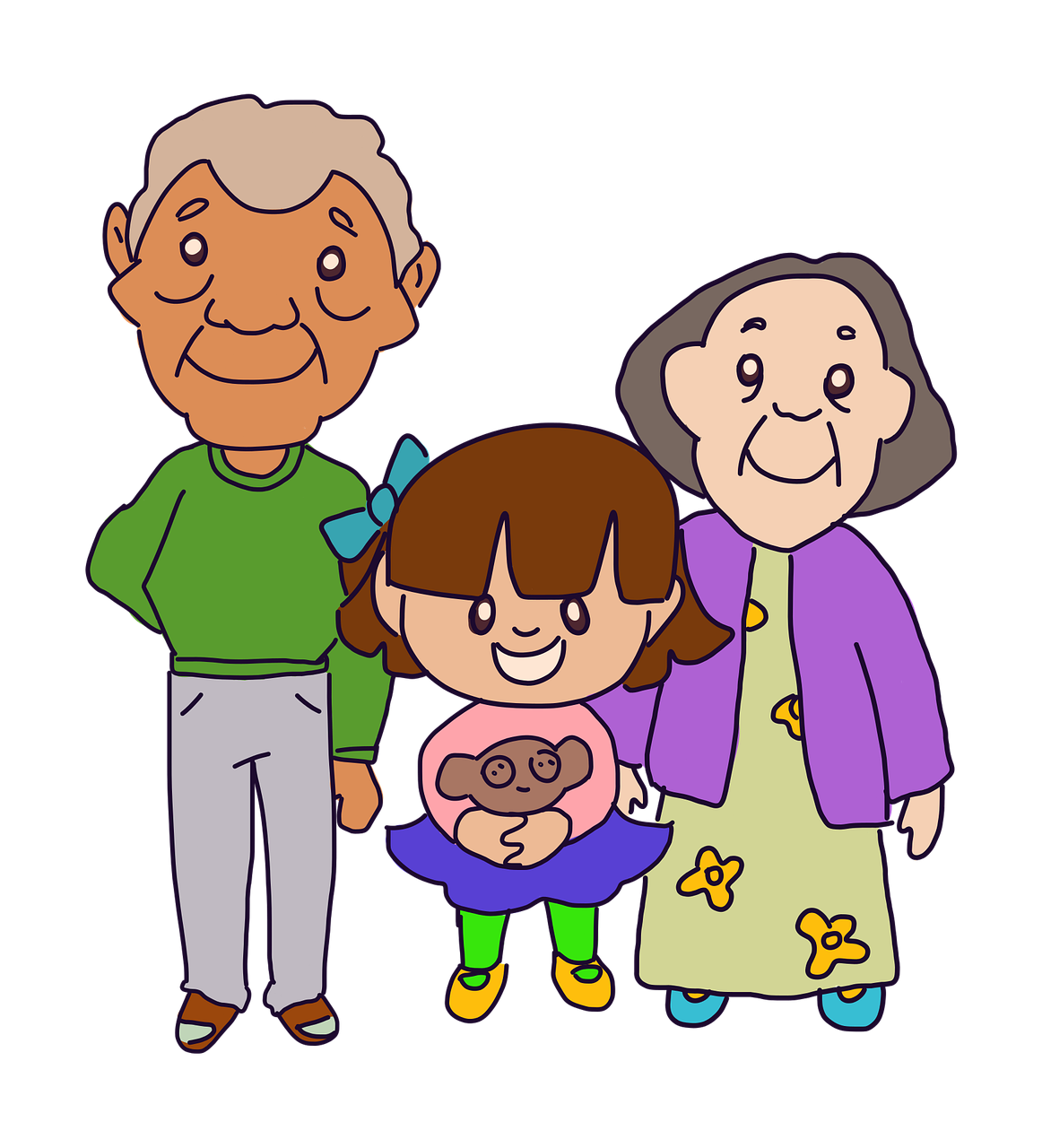 Папа мама и внучка. Семья с бабушкой и дедушкой. Бабушка и дедушка рисунок. Семья рисунок. Рисунок бабушки иледушки.