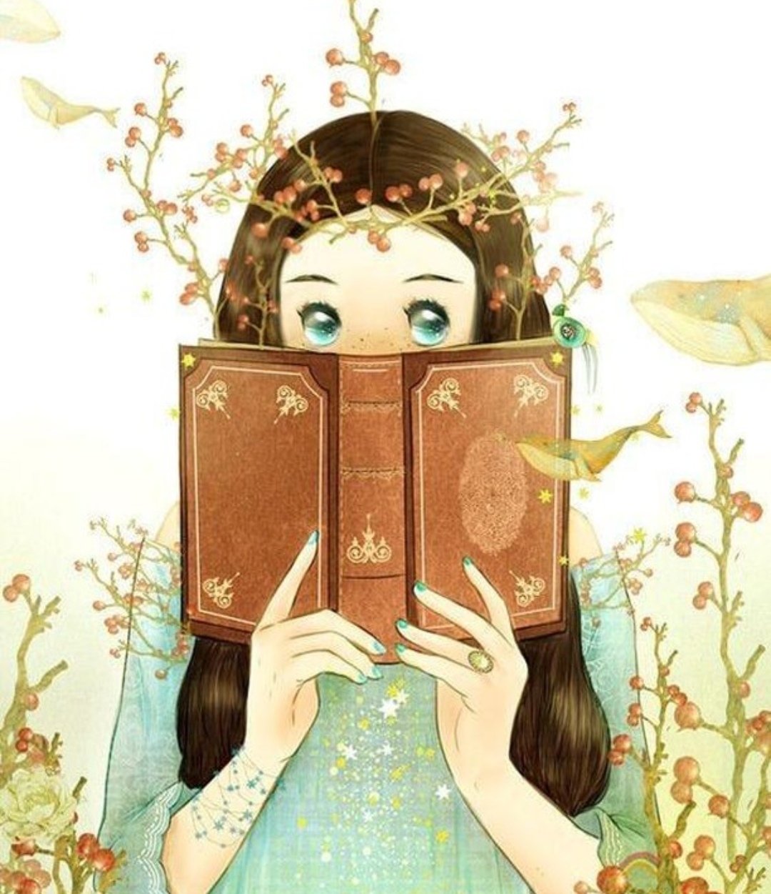Девочка с книжкой