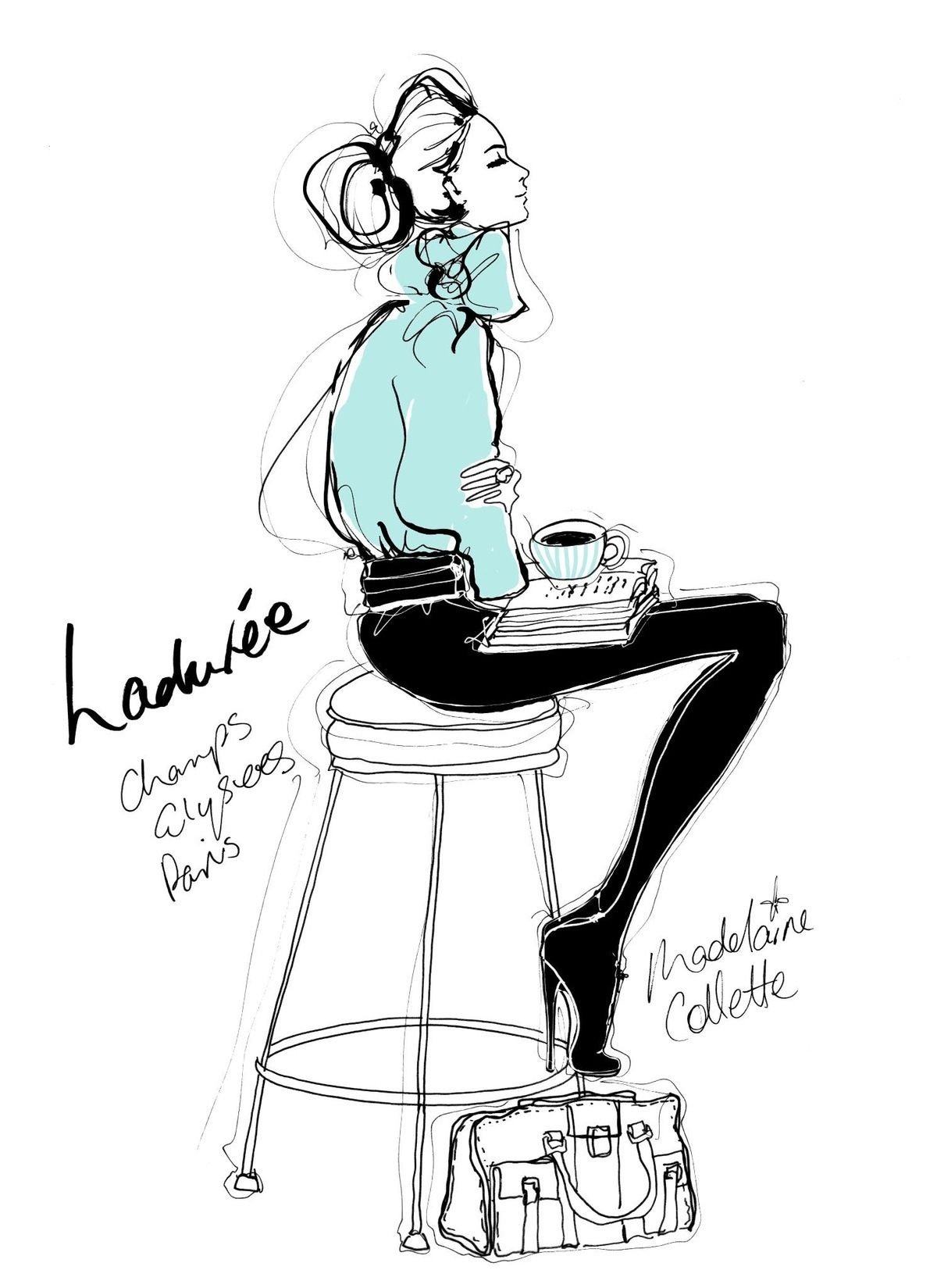 Меган Хесс иллюстрации кофе