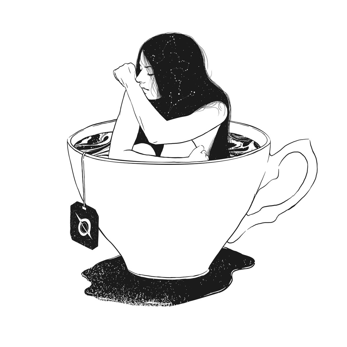 Девушка с кофе