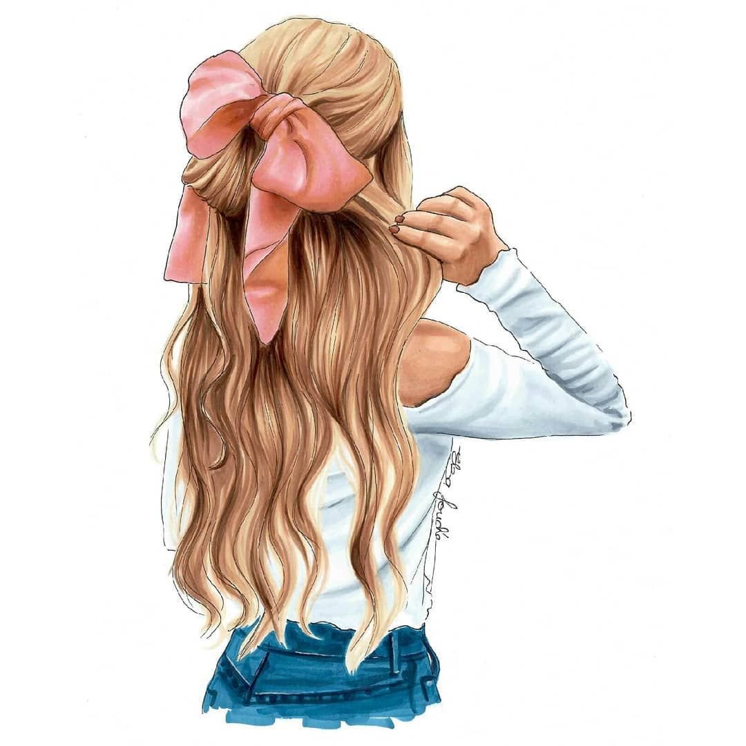 Фото мультяшных девочек на аву с русыми волосами