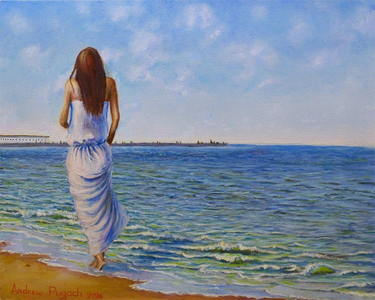 Картина возле моря