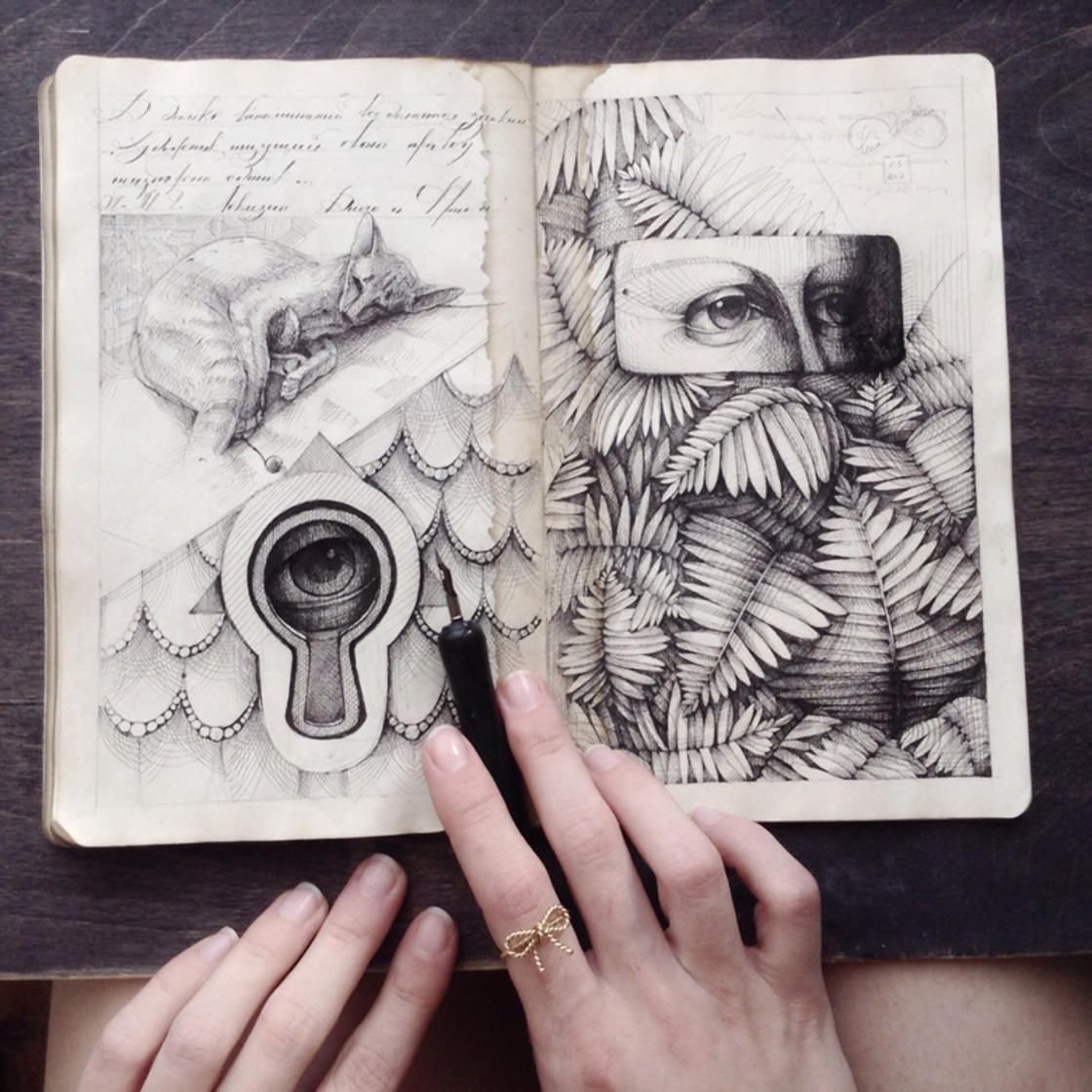 Рисунок в sketchbook