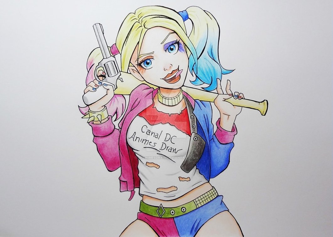 Harley Quinn для срисовки