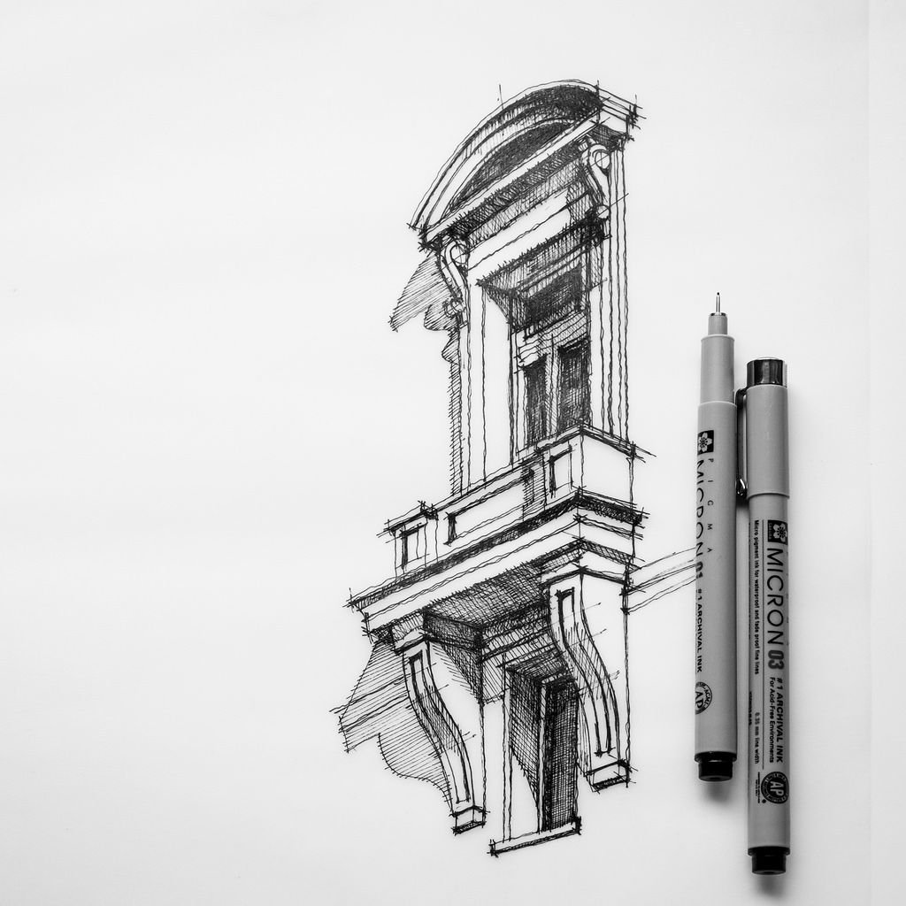 Архитектурные зарисовки