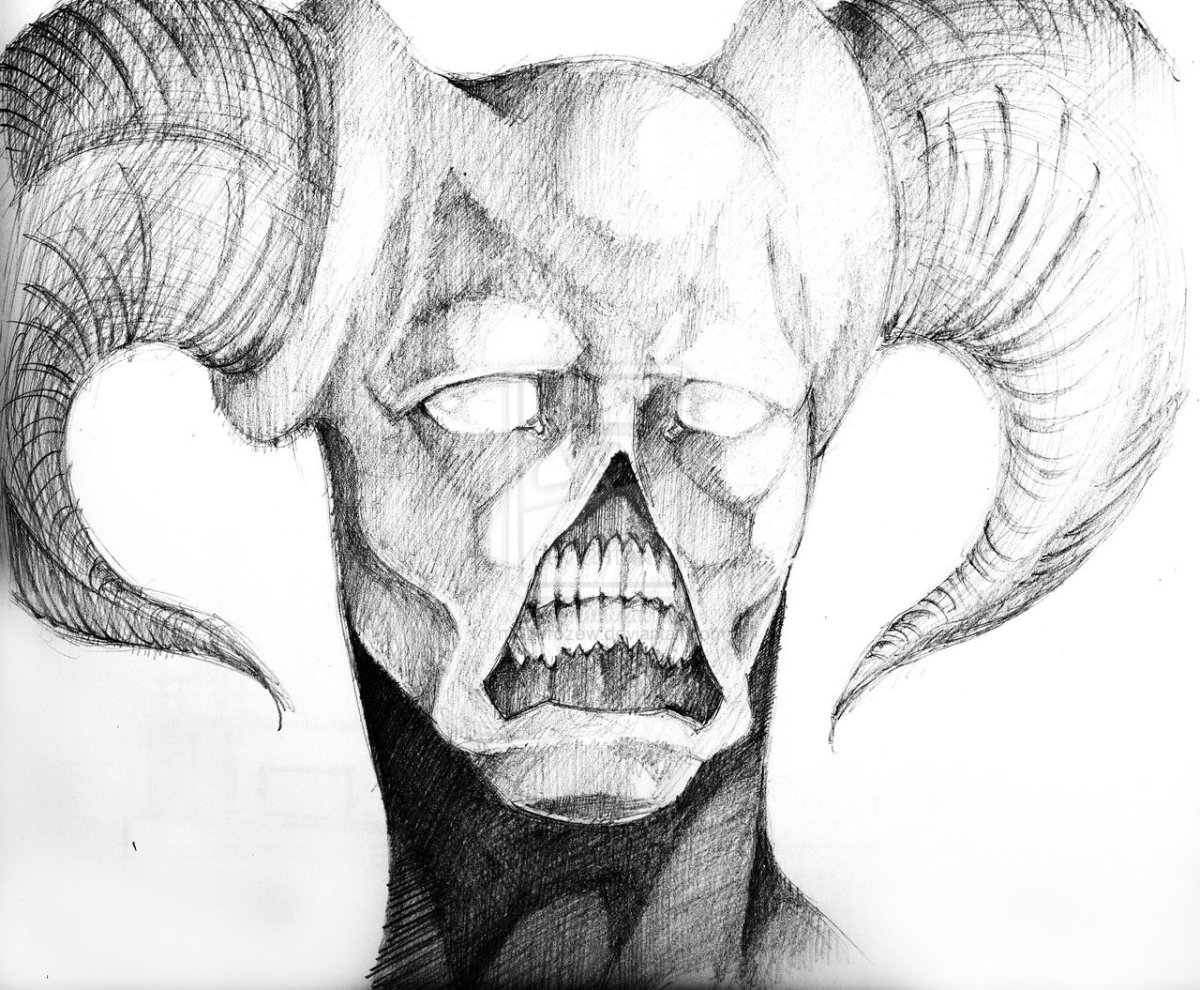 Рисунки для срисовки демоны