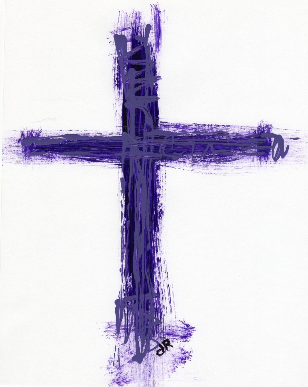 Нарисованный крест