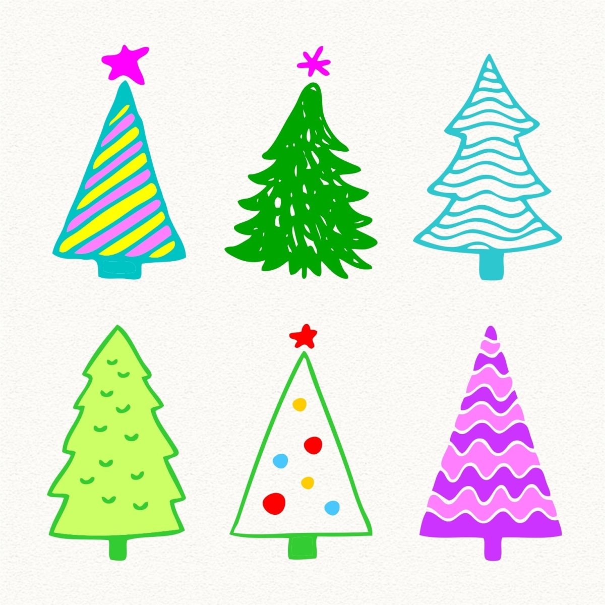 Рисование новогодней елки для детей