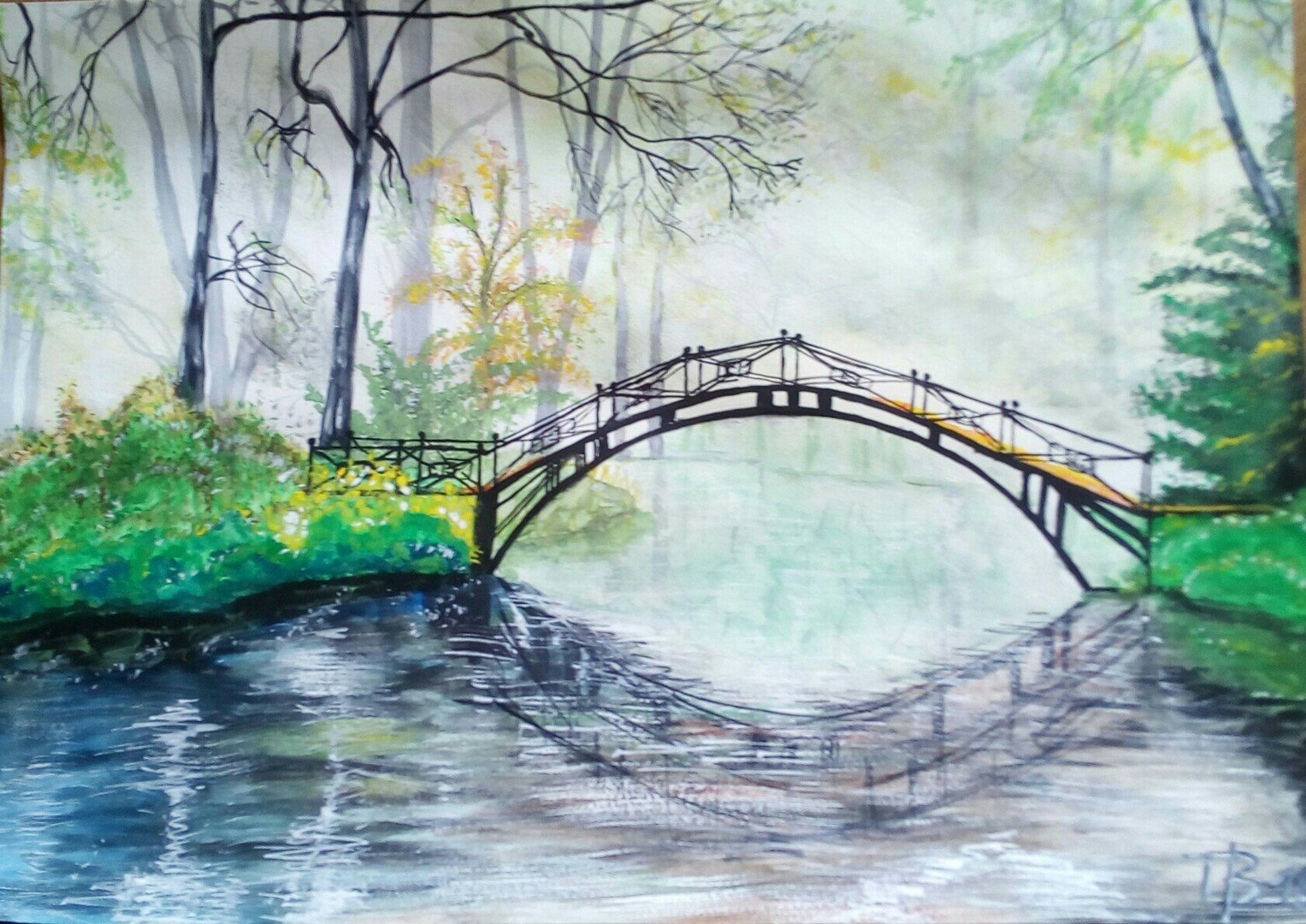 Нарисовать мост