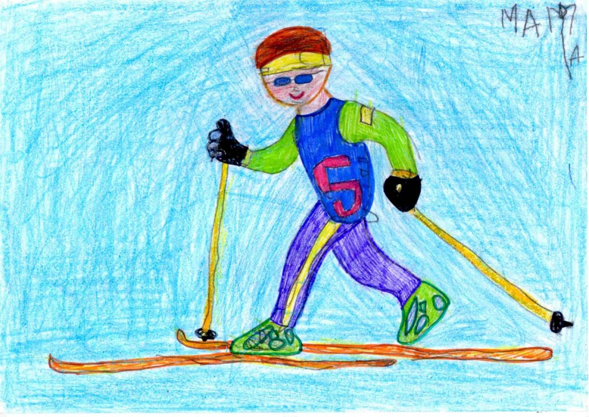 Спорт глазами детей рисунки