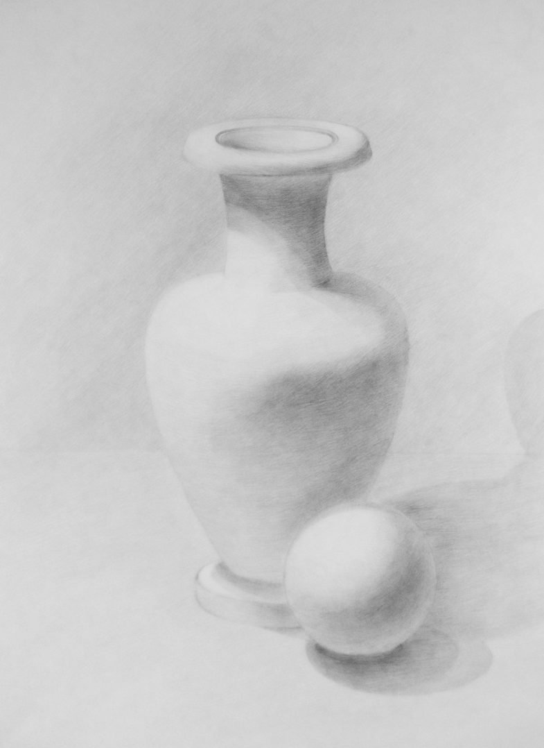 Гипсовая ваза Академический рисунок