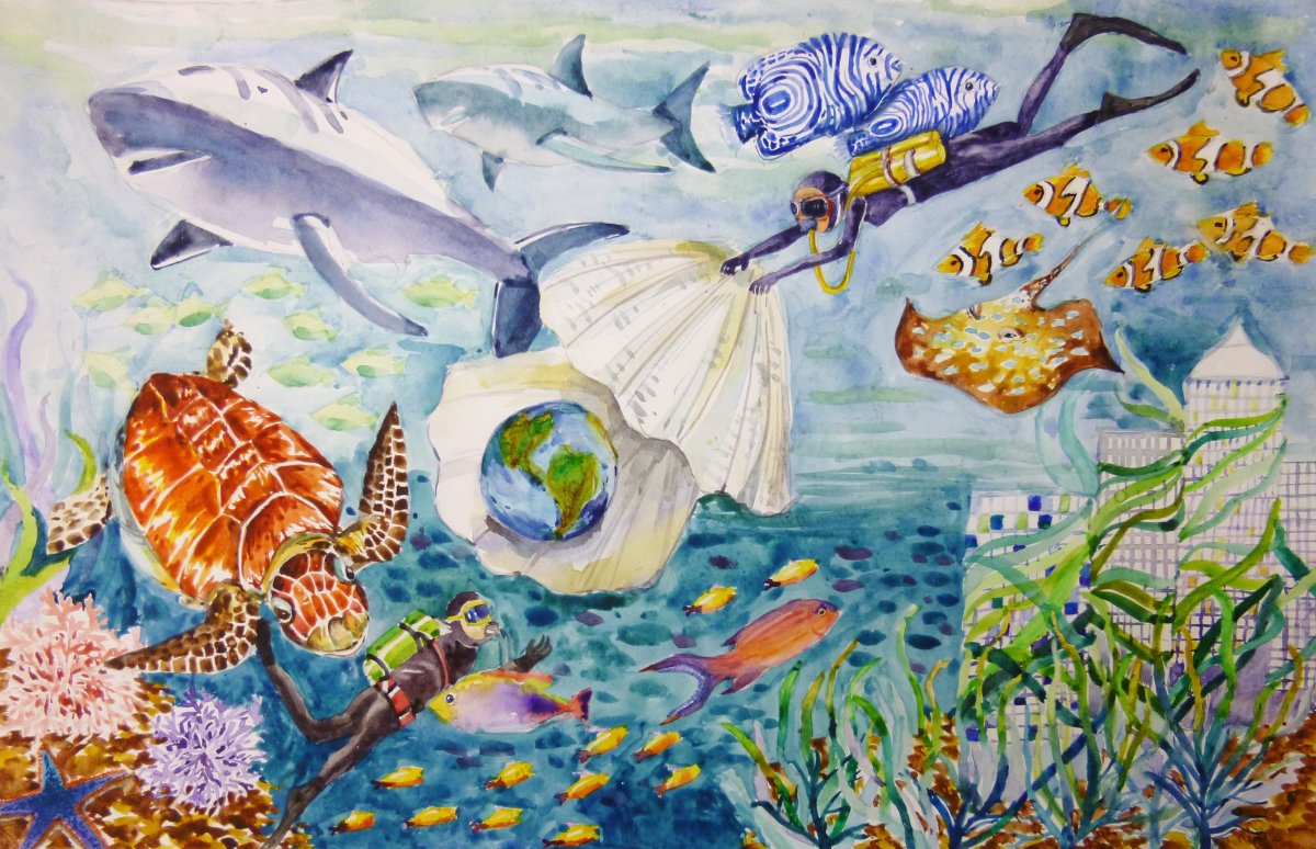 Экология океана рисунок