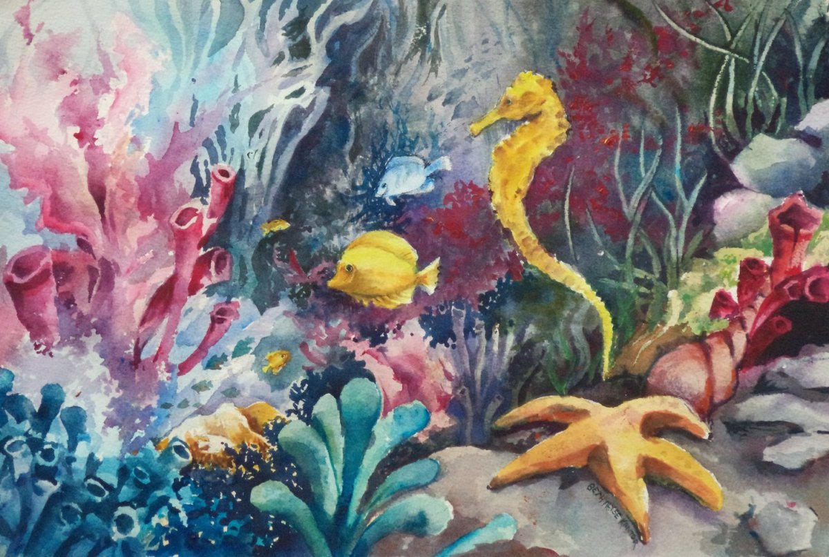 Рисунок подводного мира