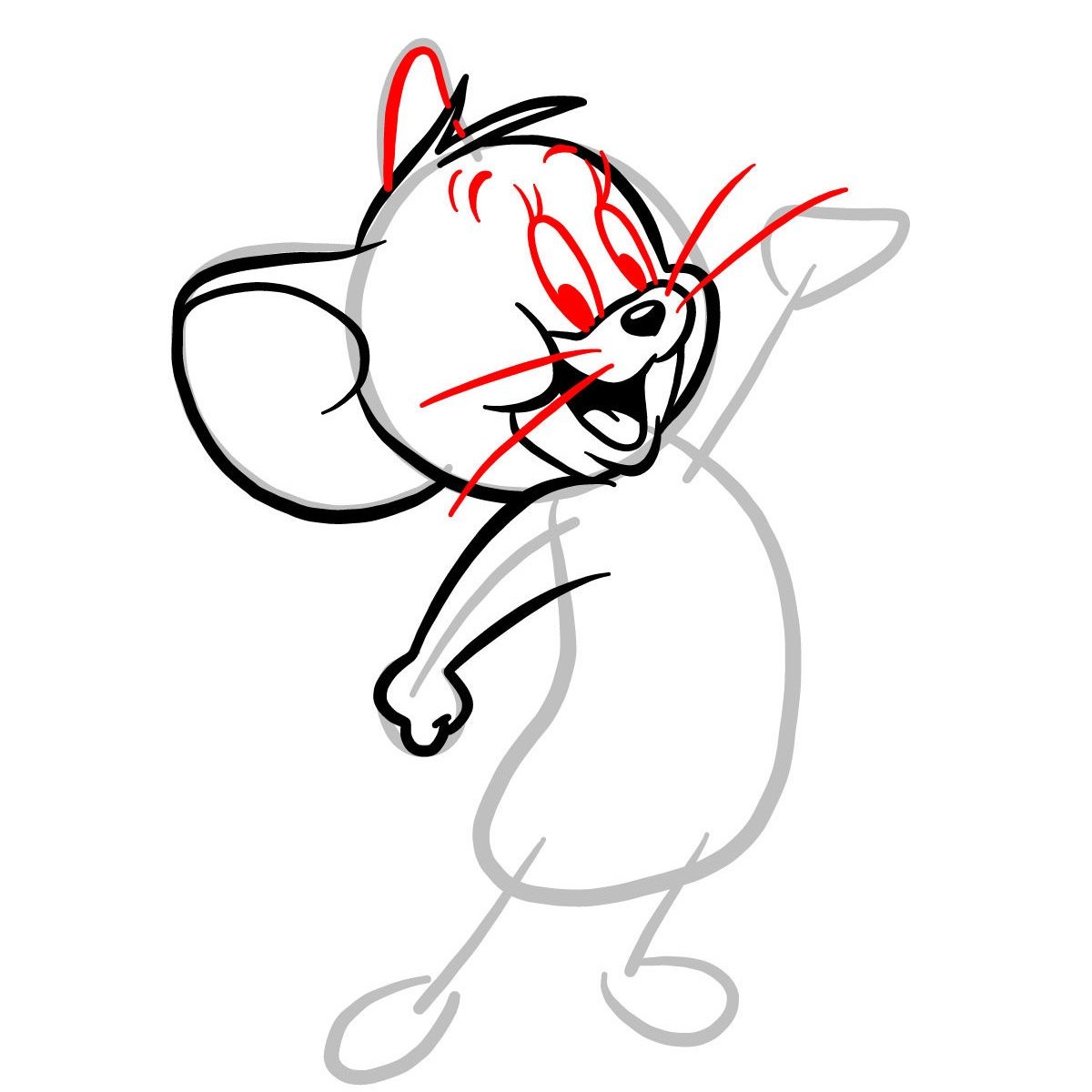 Мышонок Джерри рисунок