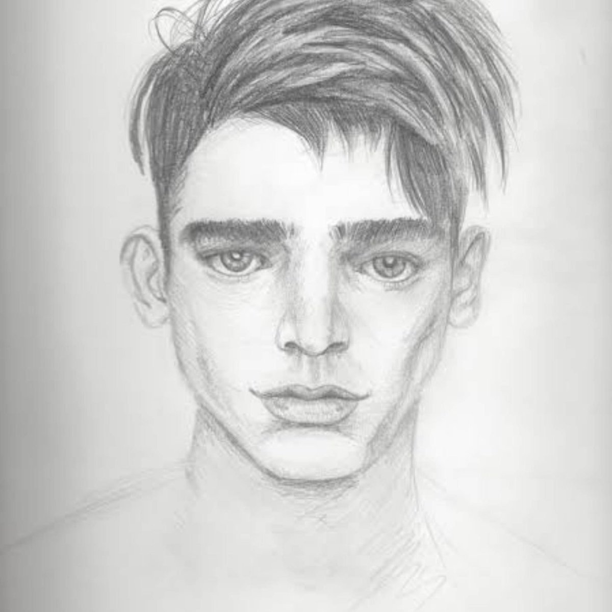 Подросток рисунок карандашом