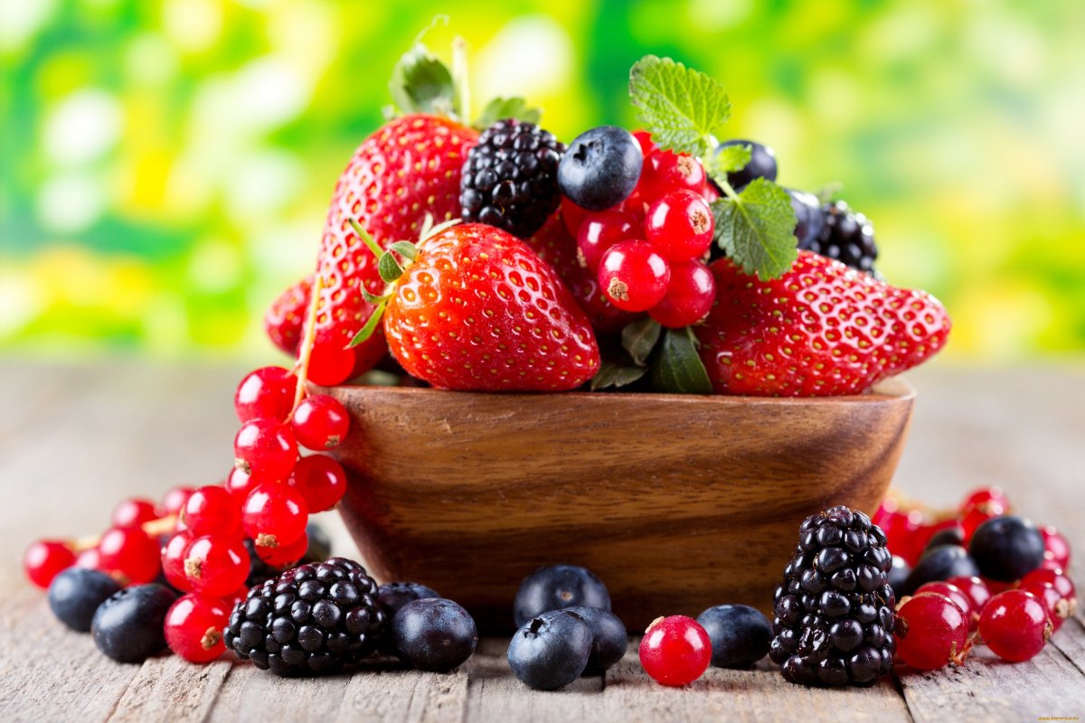 Красивые картинки с фруктами и ягодами