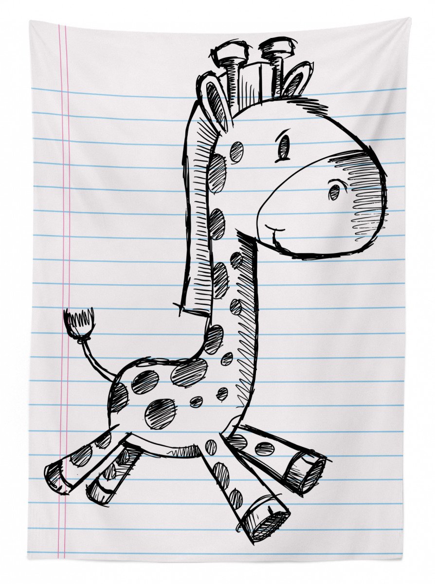 Жирафы рисунок для срисовки