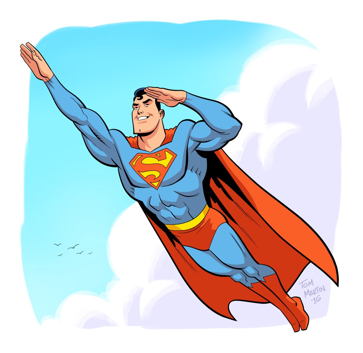 Clark Kent Superman мультики
