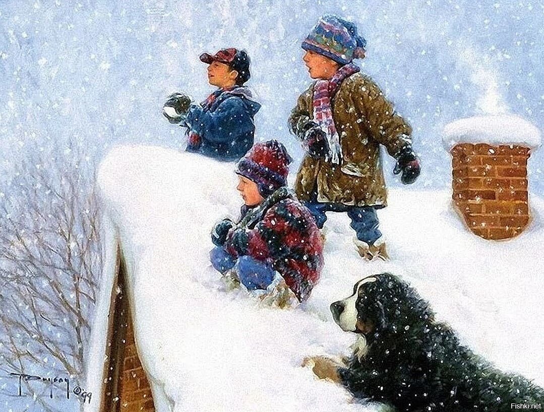 Роберт Дункан художник зимние